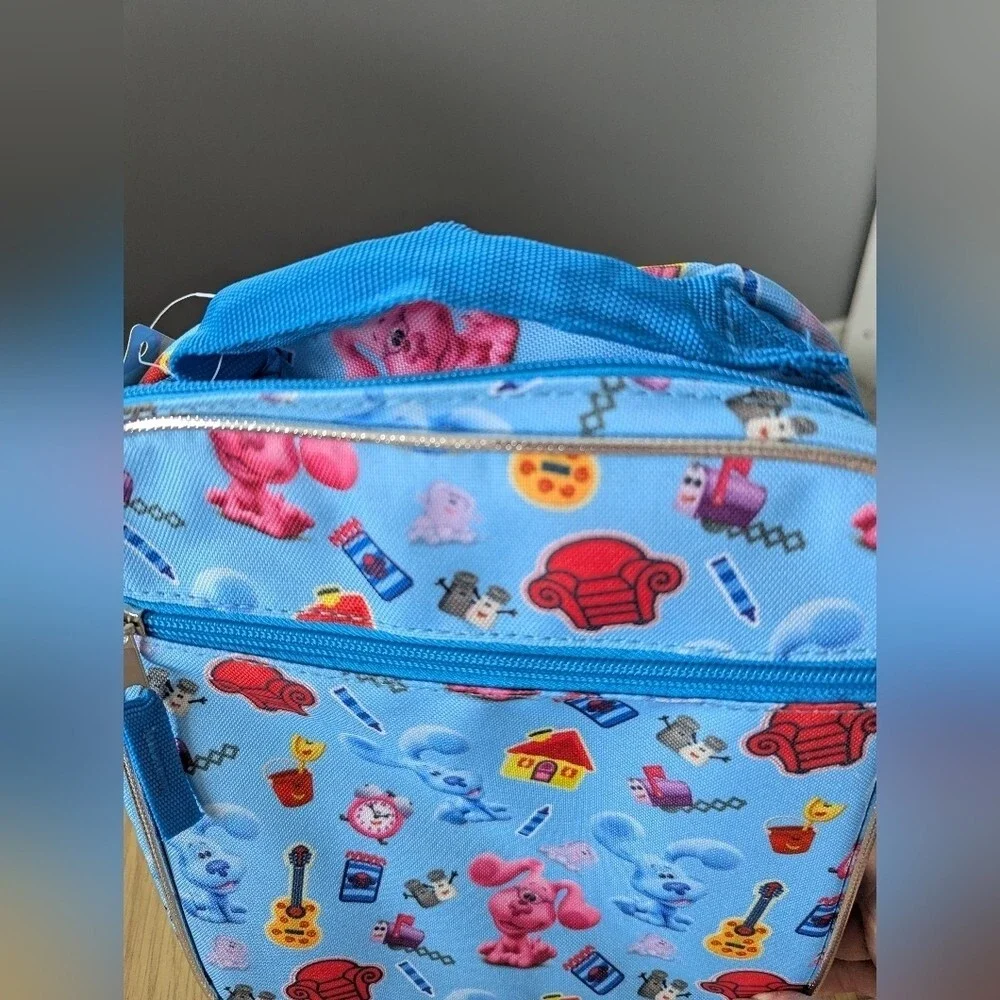 NWT Blue's Clues Character Soft Insulated Lunch Bag/Box Pink&Blue Available